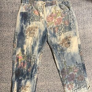 ♻️Jeans fantasy floral